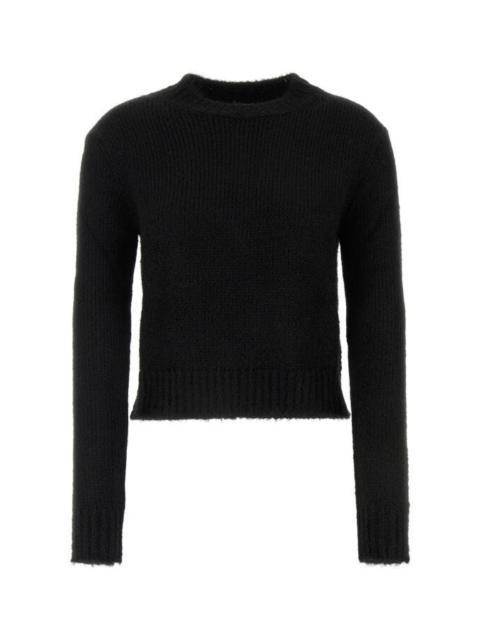 Jil Sander Women Black Alpaca Blend Sweater