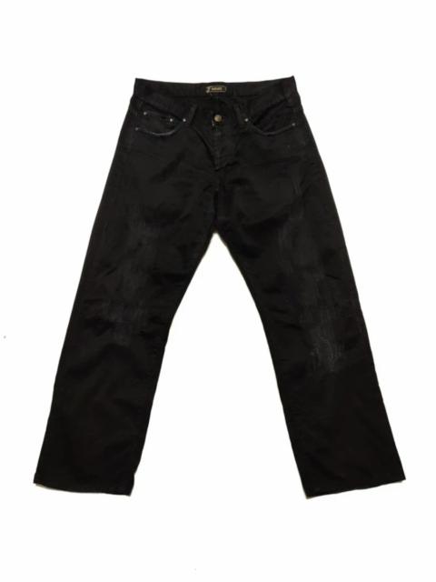 VERSACE Sashiko Distressed Worn Out Casual Pants