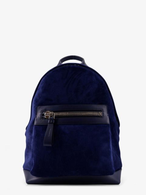 TOM FORD Tom Ford Suede Backpack With Maxi Zip On The Front