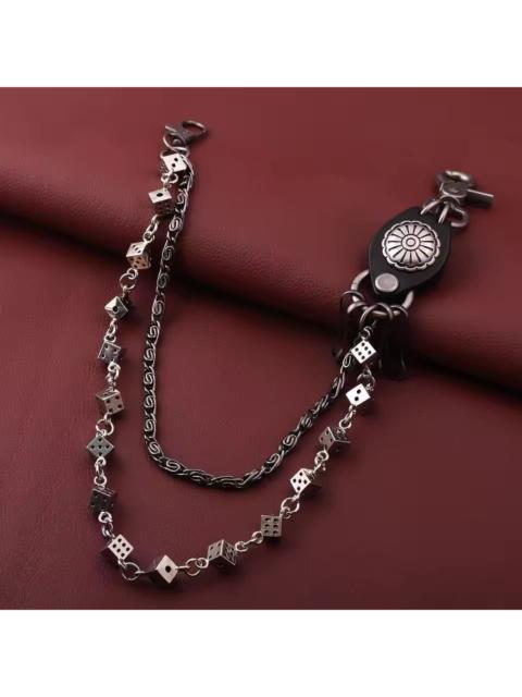 Other Designers Japanese Brand - Dice and Tribe Jean Motor Rock Wallet Chain