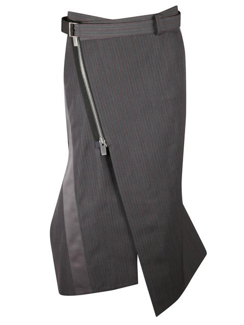 sacai Sacai Women Striped Skirt