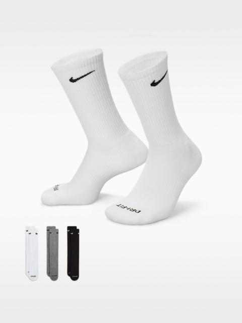 Nike Nike Everyday Plus Cushioned Training Crew Socks (3 Pairs)