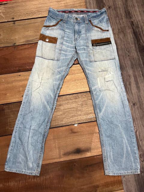Other Designers Edwin - VINTAGE EDWIN DISTRESS BUSHPANT JEANS SIZE 32