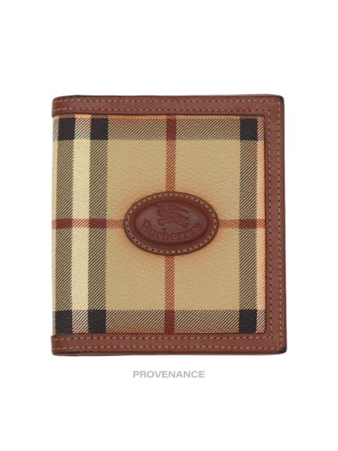 Burberry Burberry Bifold ID Card Wallet - Nova Check Brown