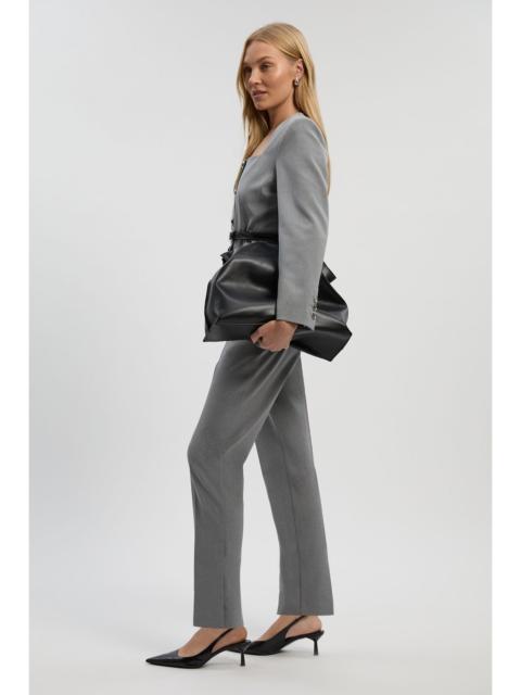 KAREN MILLEN Tailored Marl Slim Leg Trouser