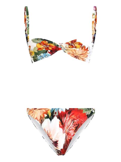 Dolce & Gabbana floral-print swimsuit