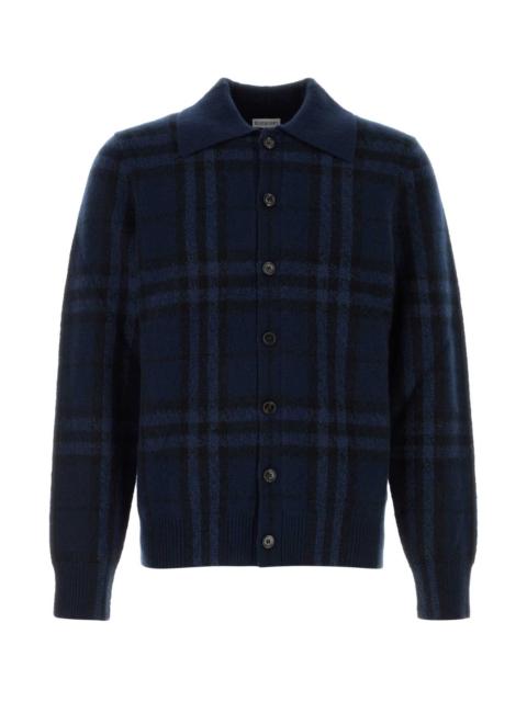 Burberry Burberry Men Embroidered Cashmere Cardigan