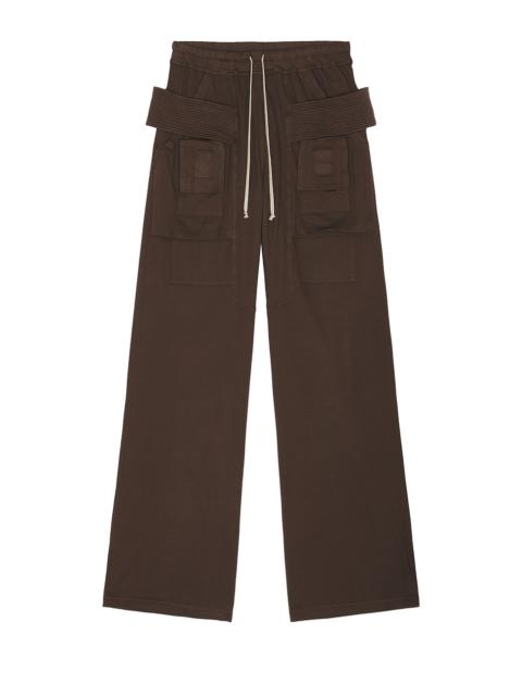 Rick Owens DRKSHDW Creatch Wide Cargo Drawstring In Black