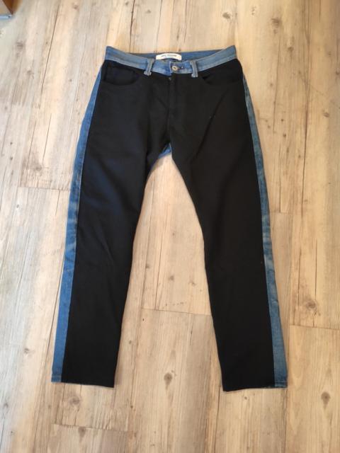 Other Designers Junya Watanabe - Patchworn criopped wool & denim pants