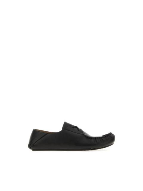 Loewe LOEWE Rambla Black Leather Loafers New (Men's size:8;)