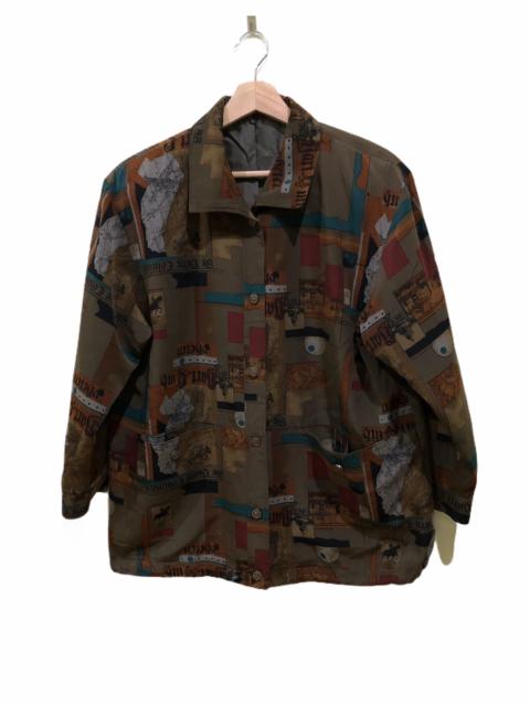 Other Designers Vintage - 🔥RARE VINTAGE OVERPRINT JAPANESE DESIGNER BRAND