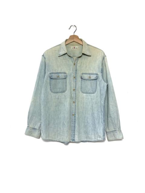 Other Designers Vintage - Vintage Levis Big E Jeans Button Up Longsleeve Shirt