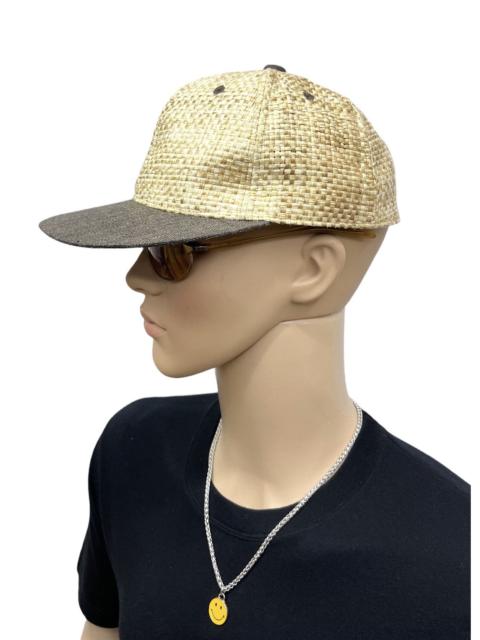 Other Designers 🔥VERY RARE🔥CA4LA Designer Made in Japan Straw Full Cap