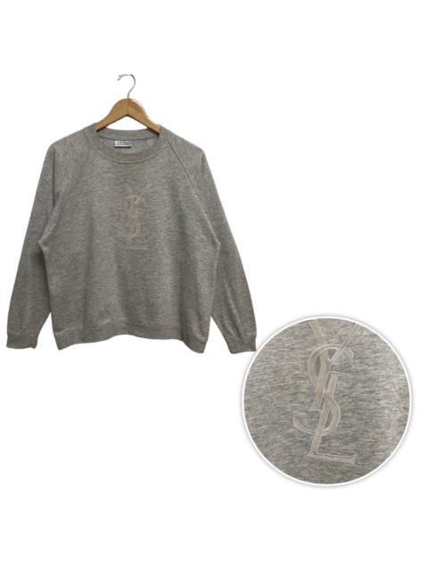 Other Designers Vintage - Yves Saint Laurent Tricots Pour Homme Big Logo Sweatshirt