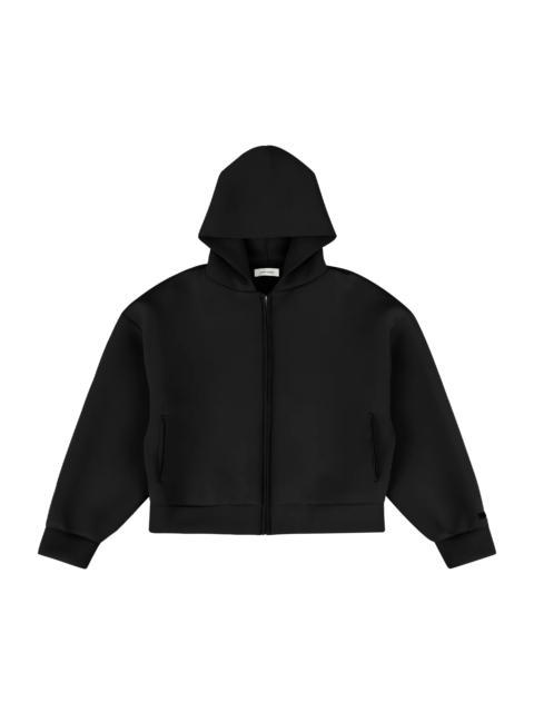 entire studios SCUBA ZIP HOOD BLACK
