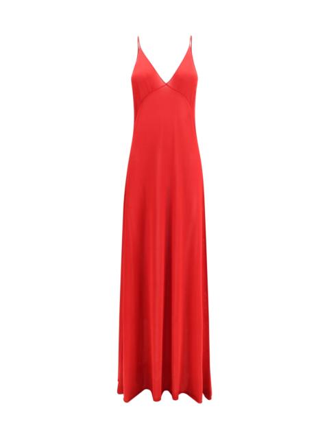 FENDI Fendi Silk Slip Dress Rosso