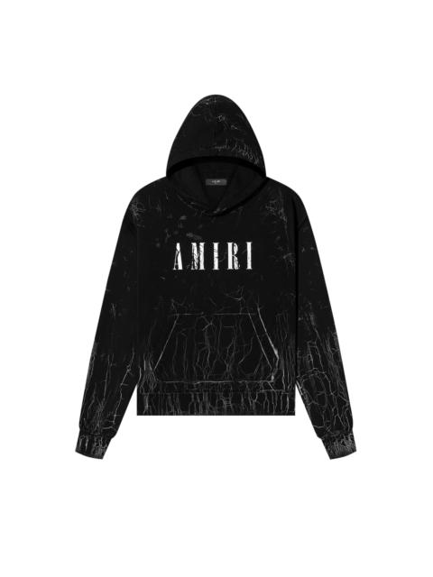 AMIRI Amiri Cracked Dye Core Logo Hoodie 'Black'