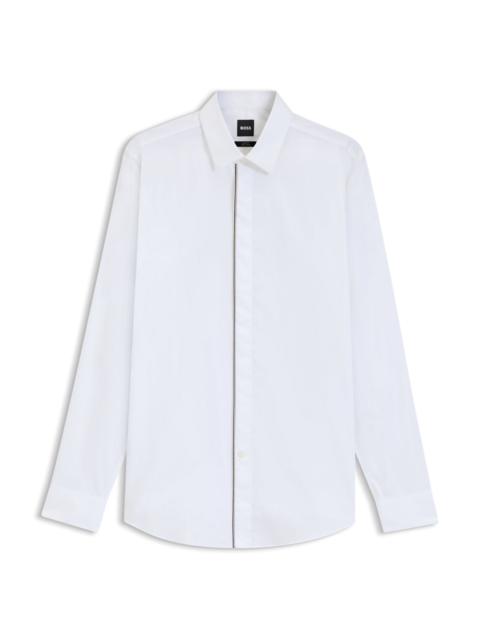 BOSS SLIM-FIT SHIRT IN EASY-IRON AUSTRIAN COTTON POPLIN