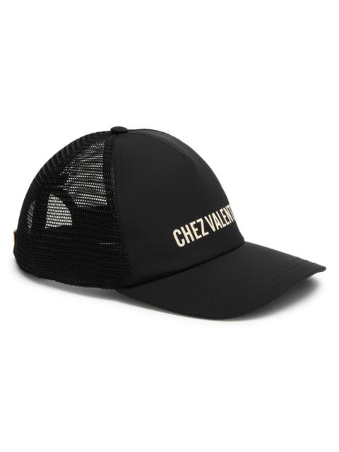 BALENCIAGA Men's Paris Soccer Cap in Black | REVERSIBLE