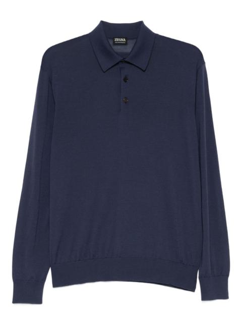 ZEGNA long-sleeved polo shirt