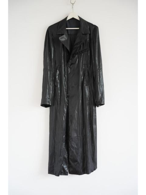 Yohji Yamamoto Yohji Yamamoto 14SS Polyester Ripple Biker Trench Coat