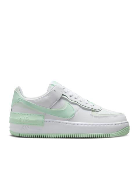 Nike WMNS AIR FORCE 1 SHADOW 'WHITE BARELY GREEN'