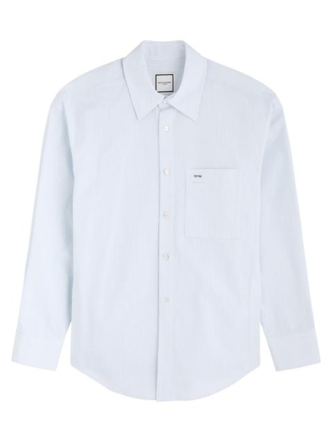 Wooyoungmi Striped-print Cotton-poplin Shirt