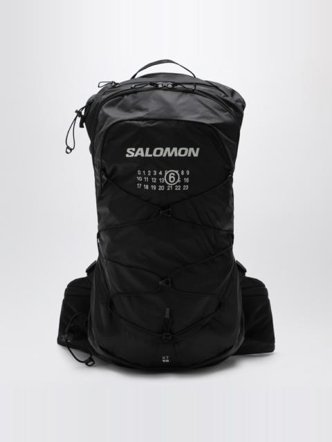 Black nylon XT 15 backpack with logo