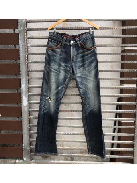 Other Designers Edwin Exclusive Vintage Grunge Mudwash Honeycomb Distressed