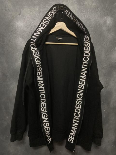 Other Designers Japanese Brand - semanticdesign Spell Zipper Hoodie