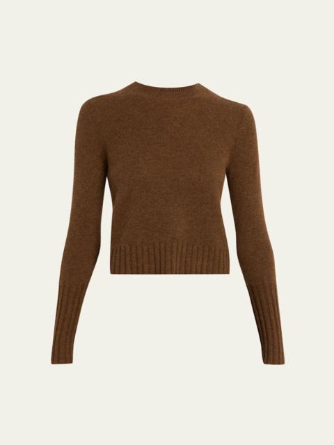 GUEST IN RESIDENCE Shrunken Crewneck Sweater in Cashmere