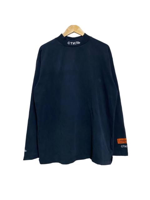 Heron Preston Heron Preston Turtle Neck Logo Longsleeve