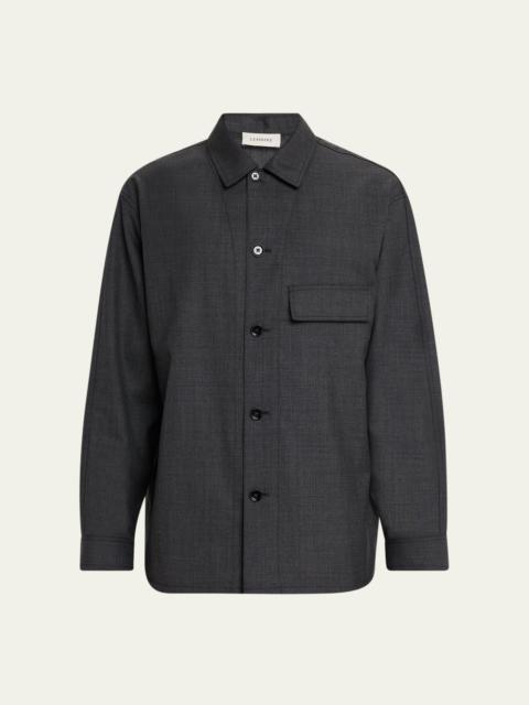 Lemaire Men's Melange Tailored Overshirt