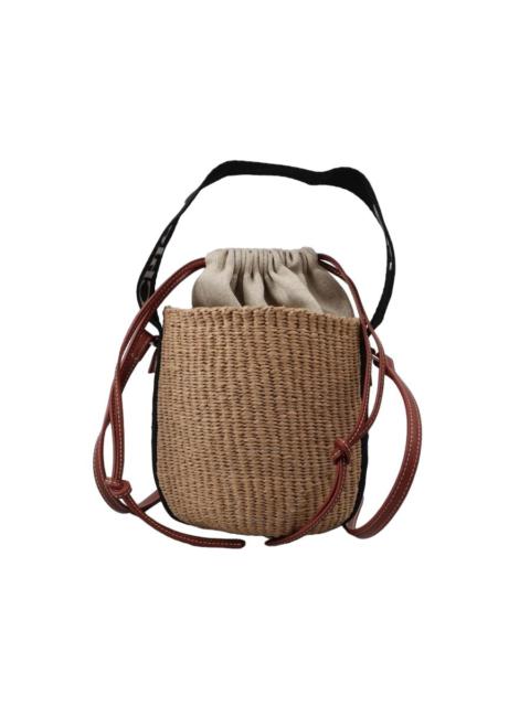 Chloé Chole Woody In Natural Fiber Tote Bag