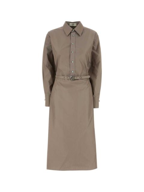 FENDI Fendi Women Cappuccino Poplin Shirt Dress