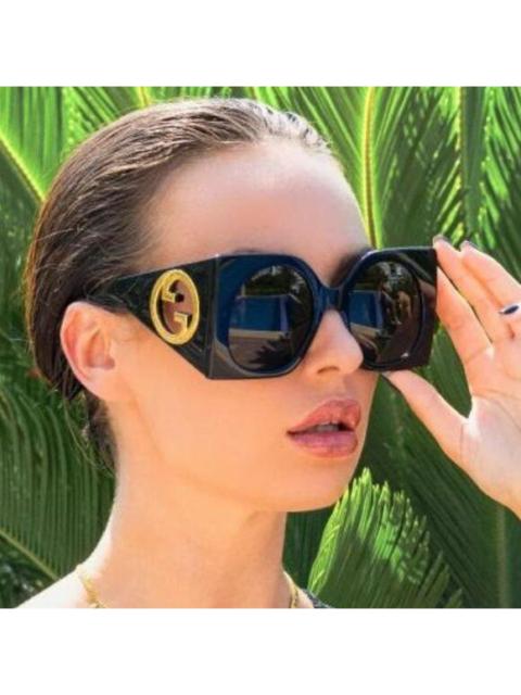 GUCCI NEW GUCCI GG1254S 002 BUTTERFLY HAVANA BROWN WOMEN SUNGLASSE