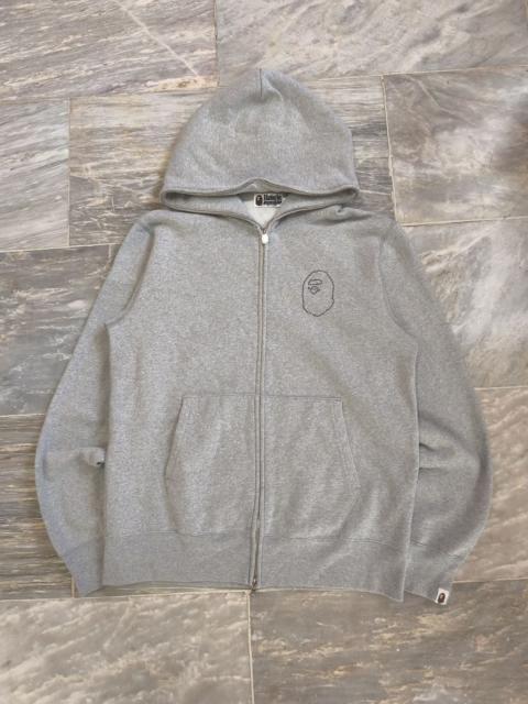 A BATHING APE® Bape Swarovski Logo Full Zip Hoodie