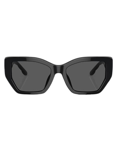 TORY BURCH Tory Burch Grey Cat Eye Ladies Sunglasses TY7187U 170987 53