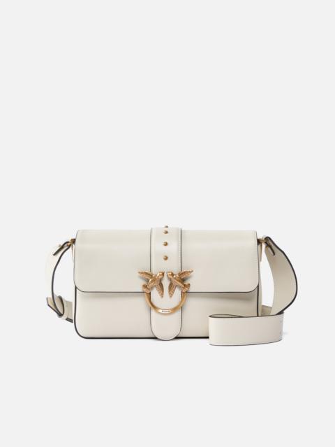 PINKO MEDIUM SHOULDER BAG LOVE BAG IN LEATHER