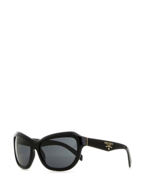 Prada Prada Woman Black Acetate Sunglasses