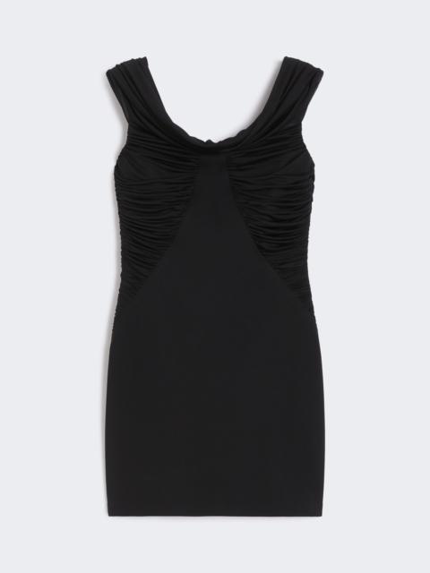 Max Mara NAVILE Off-the-shoulder viscose jersey dress