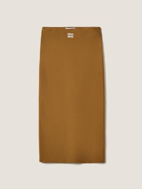 Miu Miu Stretch jersey skirt