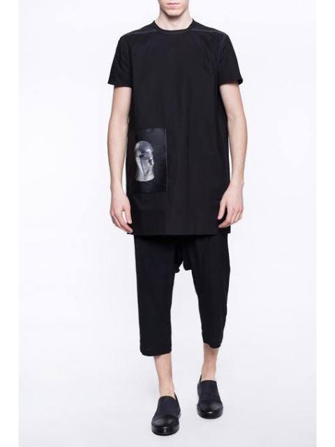 Rick Owens Rick Owens Drkshdw Futurist Head Patch Longline Top