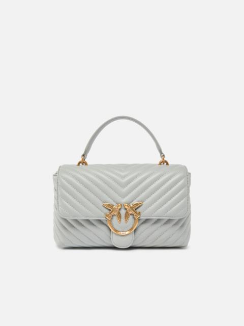 PINKO MEDIUM HANDBAG LOVE BAG PUFF CHEVRON IN NAPPA LEATHER