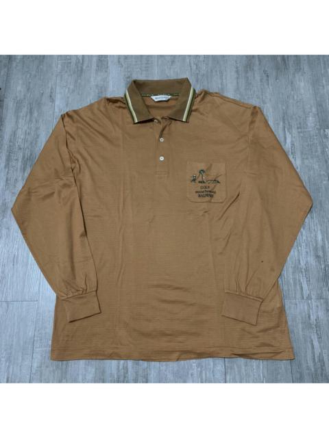 Vintage Balmain Rugby Polo Longsleeve Shirt