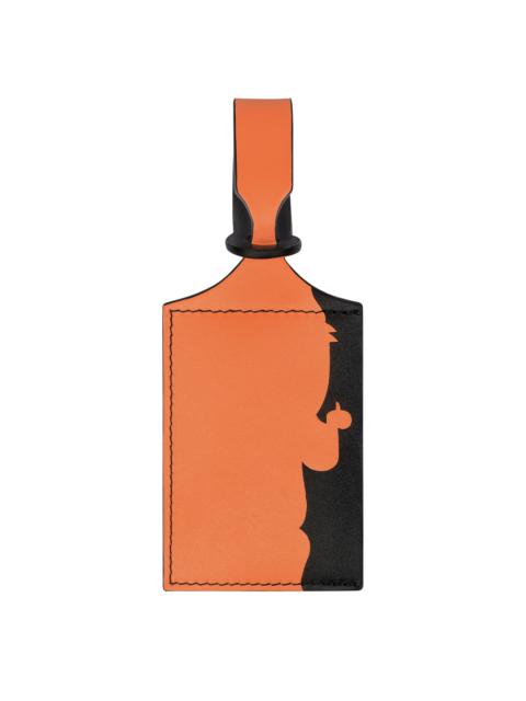 Longchamp LGP Travel Luggage tag Orange - Leather