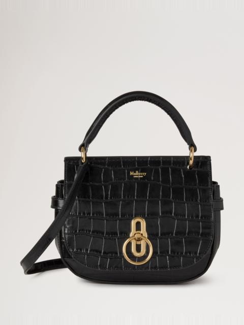 Mulberry Small Amberley Satchel Top Handle
Black Shiny Small Croc