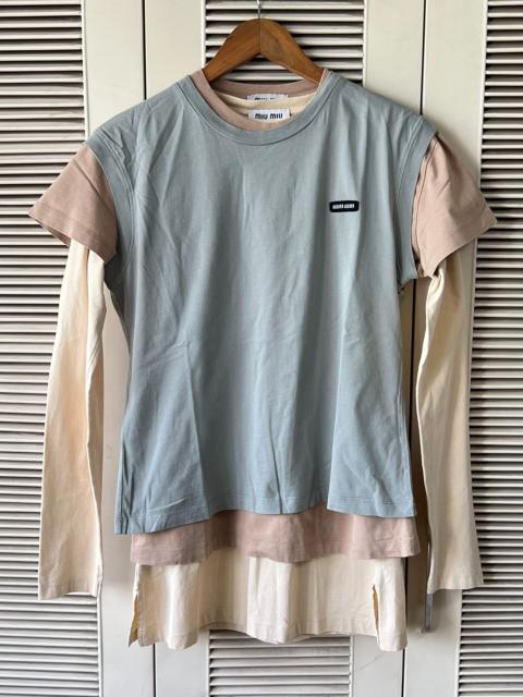 Miu Miu Miu Miu three-piece T-shirt set