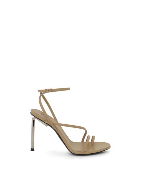 Off-White Nappa High Allen Multi Sandal in Camel
