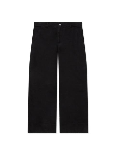 JW Anderson HIGH WAIST WIDE LEG TROUSERS - BLACK